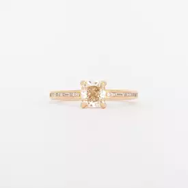 1.03 ct Champagne Cushion Portico Solitaire