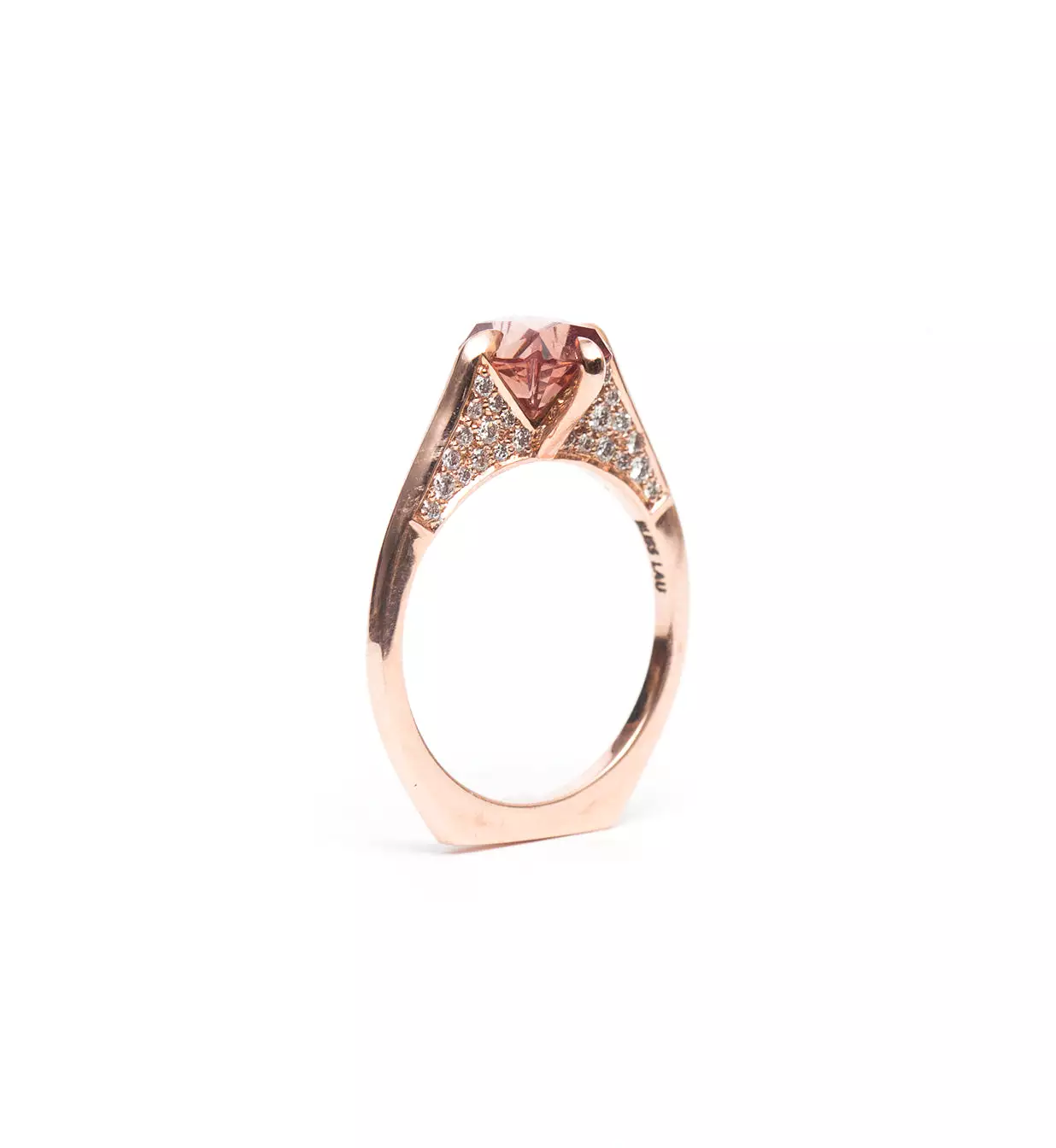 1.82 ct Garnet Minimalist Ring