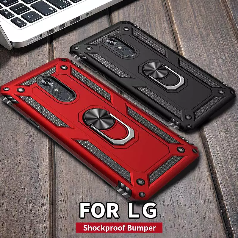 2022 Luxury Armor Ring Bracket Phone case For LG