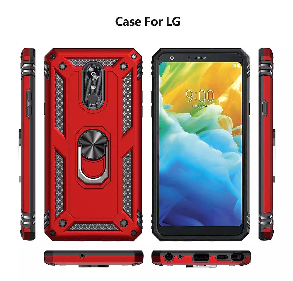 2022 Luxury Armor Ring Bracket Phone case For LG