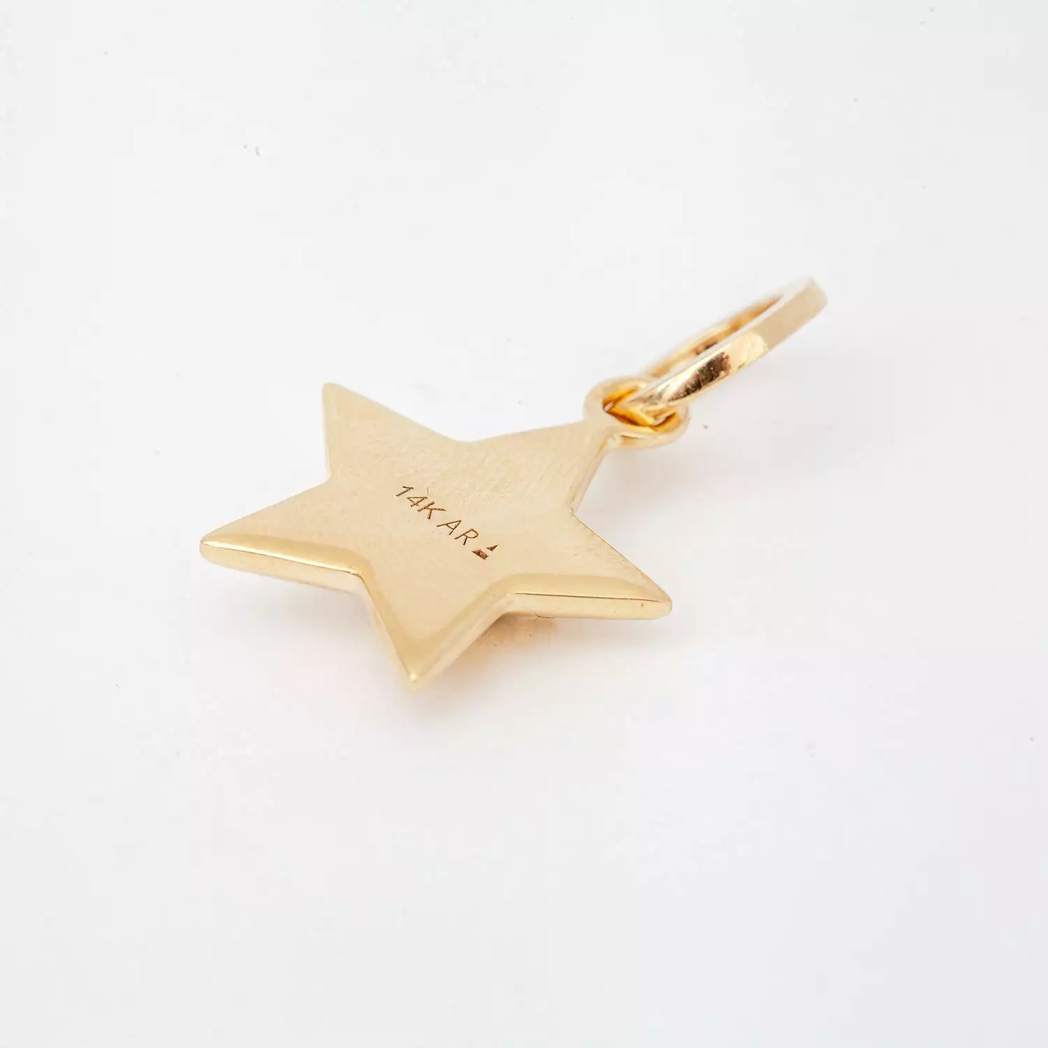 3D Diamond Star Hinged Charm