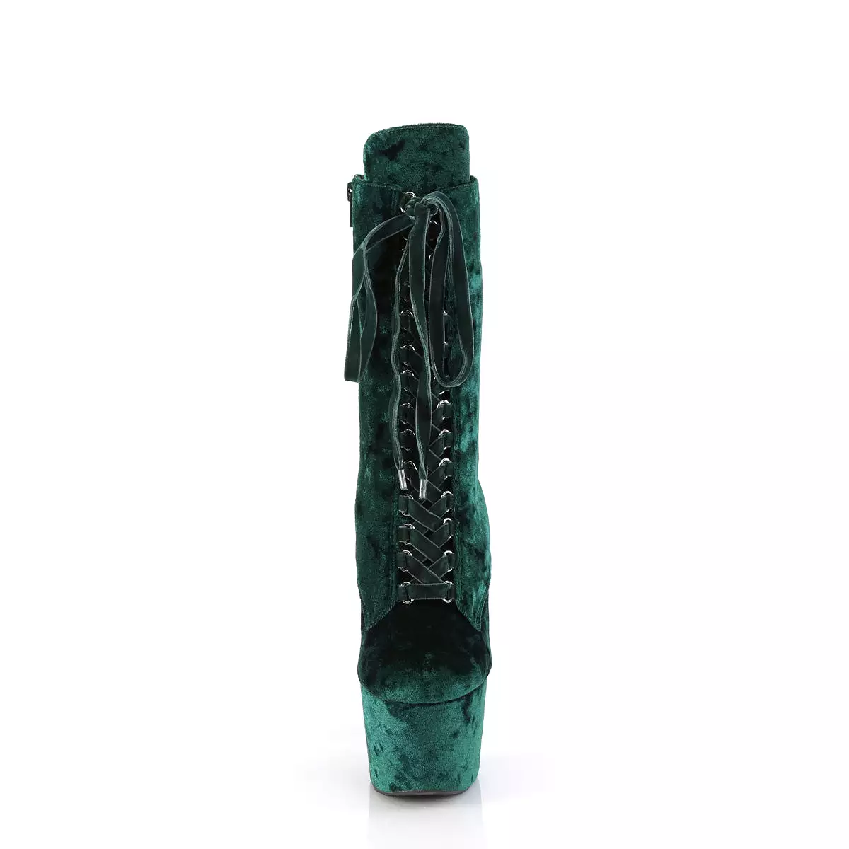 7 Inch Heel ADORE-1045VEL Emerald Green Velvet