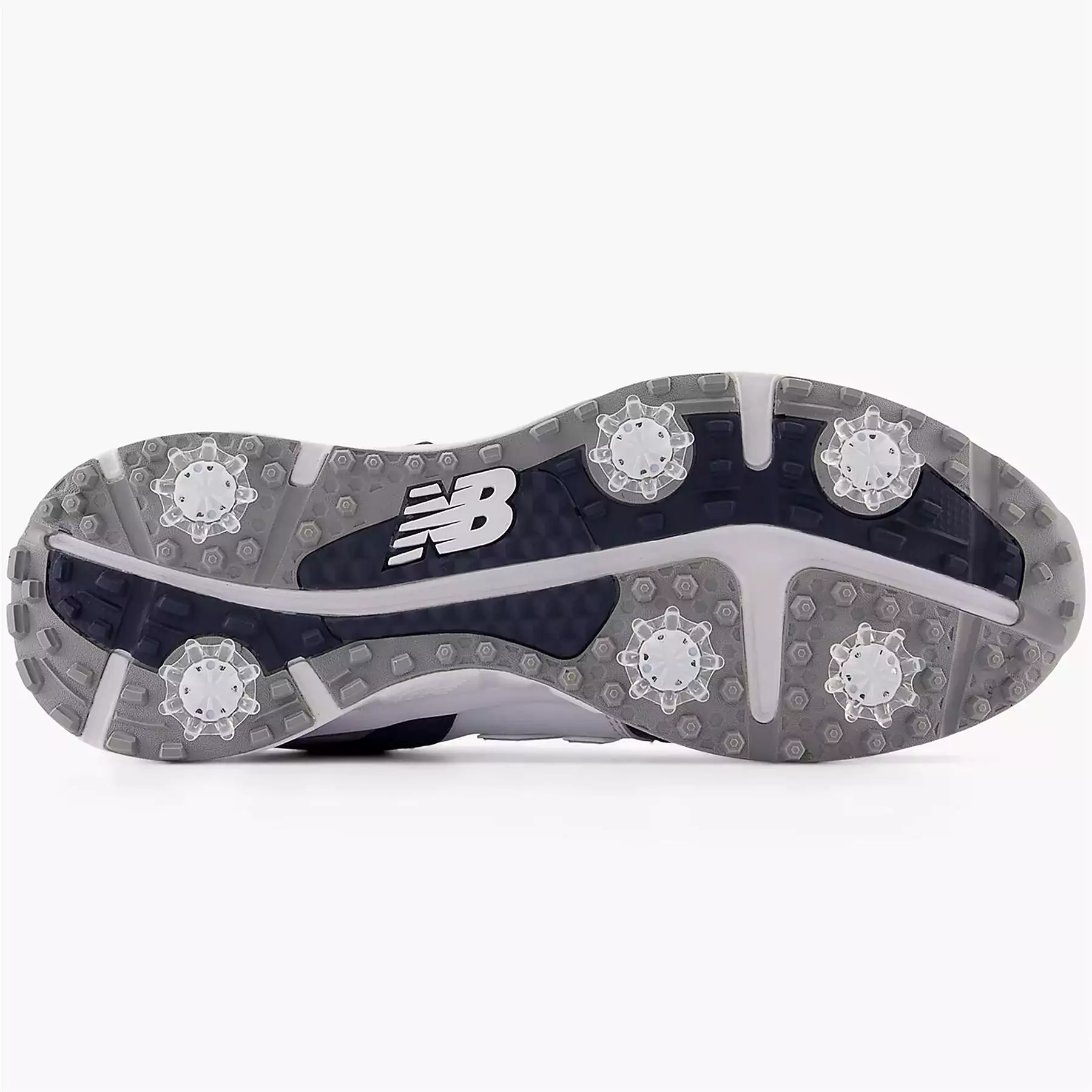 997 Waterproof Spiked Golf Shoes White/Navy - SS24