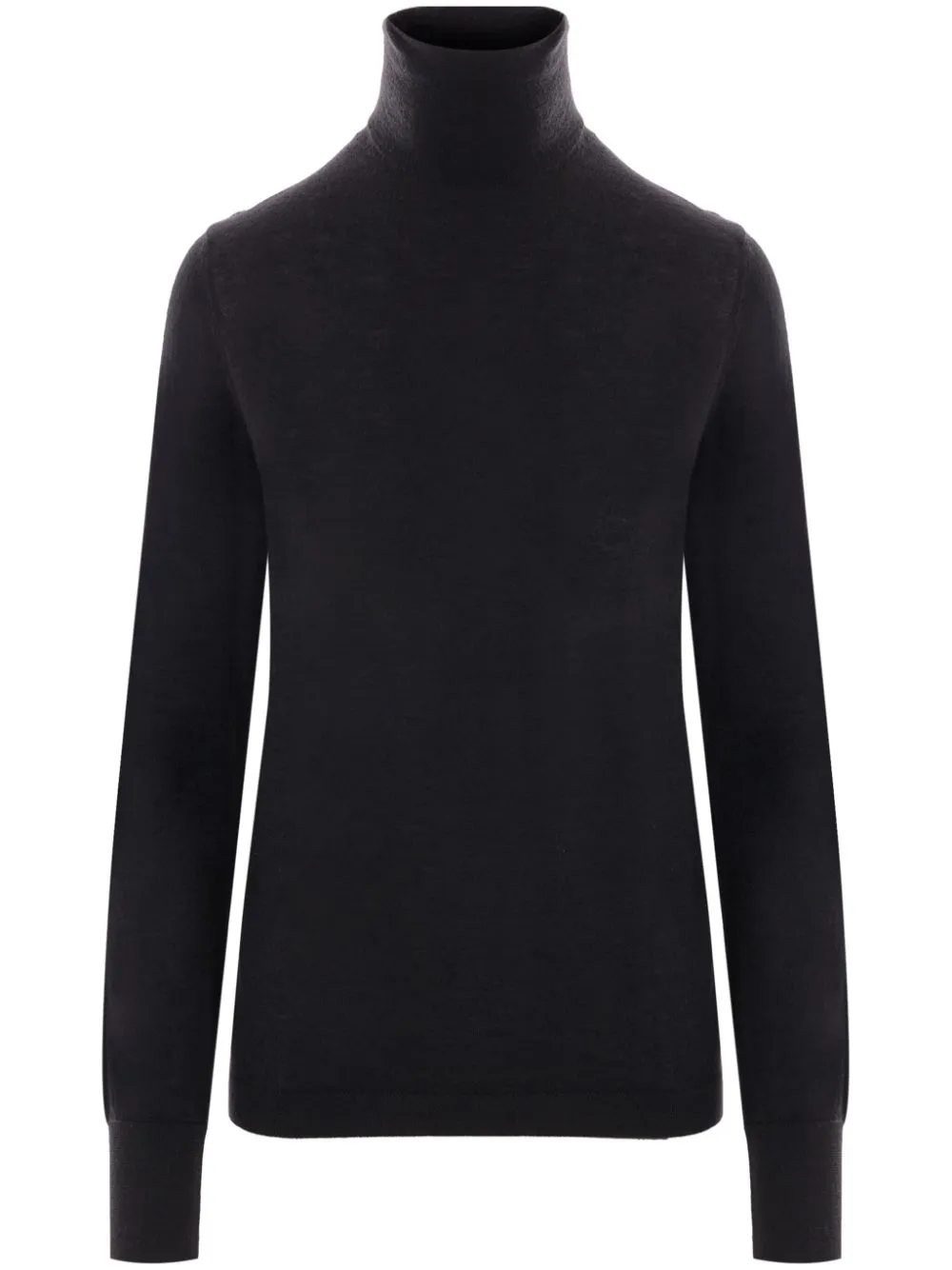 Allude roll neck knit t-shirt - Black