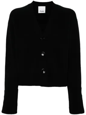 Allude V-neck cashmere cardigan - Black