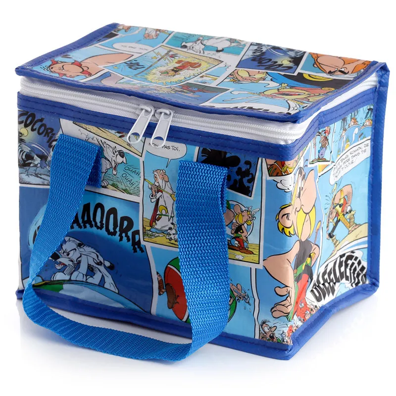 Asterix Comic Strip RPET Recycled Plastic Bottles Reusable Lunch Box Cool Bag COOLB71