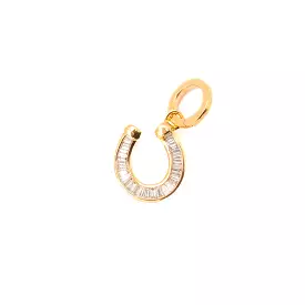 Baguette Horseshoe Charm