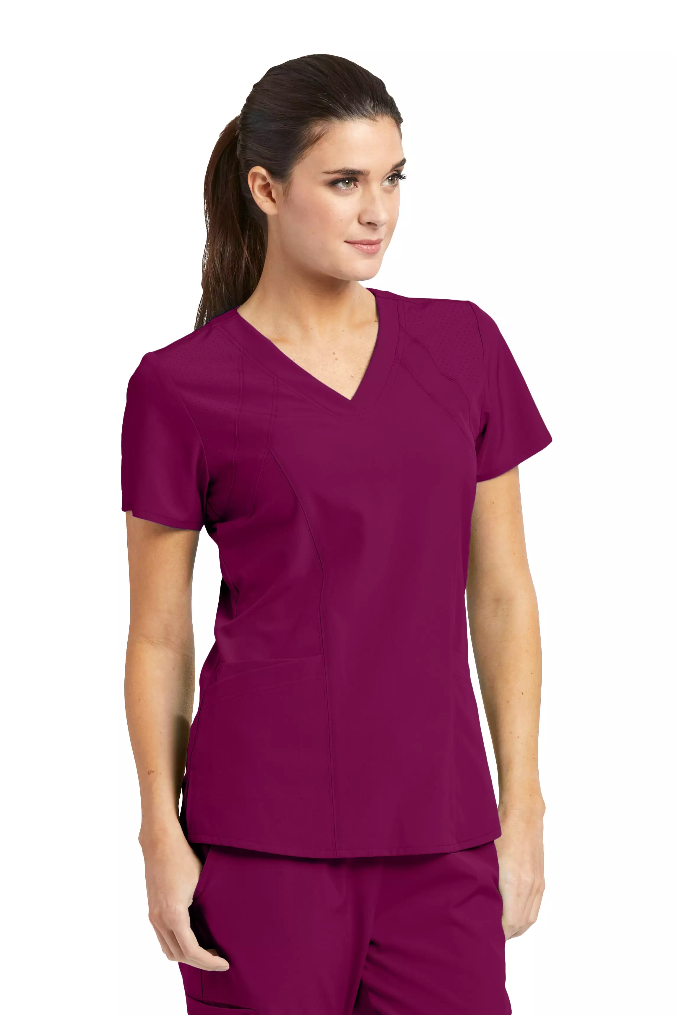 Barco One 5105 Women's Racer V-Neck Top