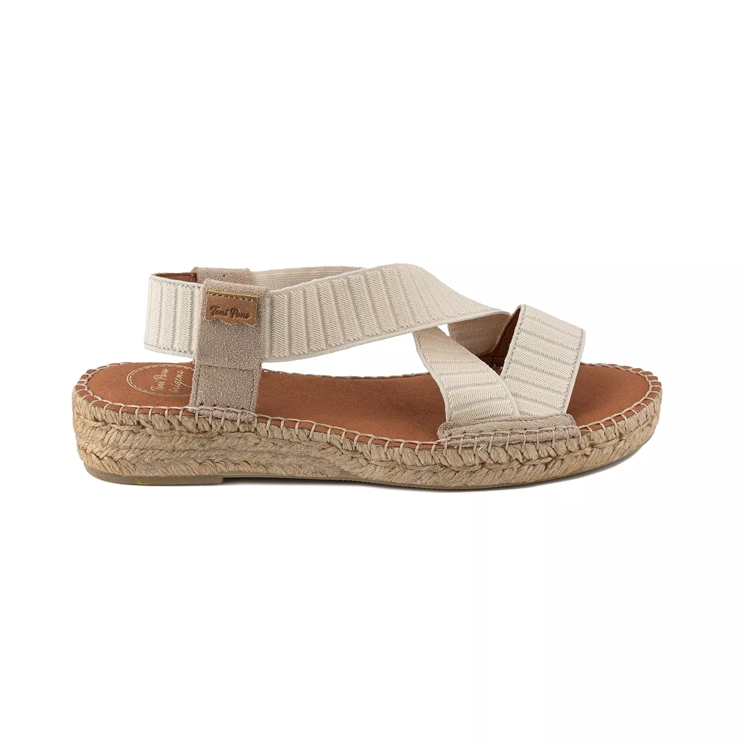 Basic Cotton Blend Wedge Espadrille for Women - Eire-TR