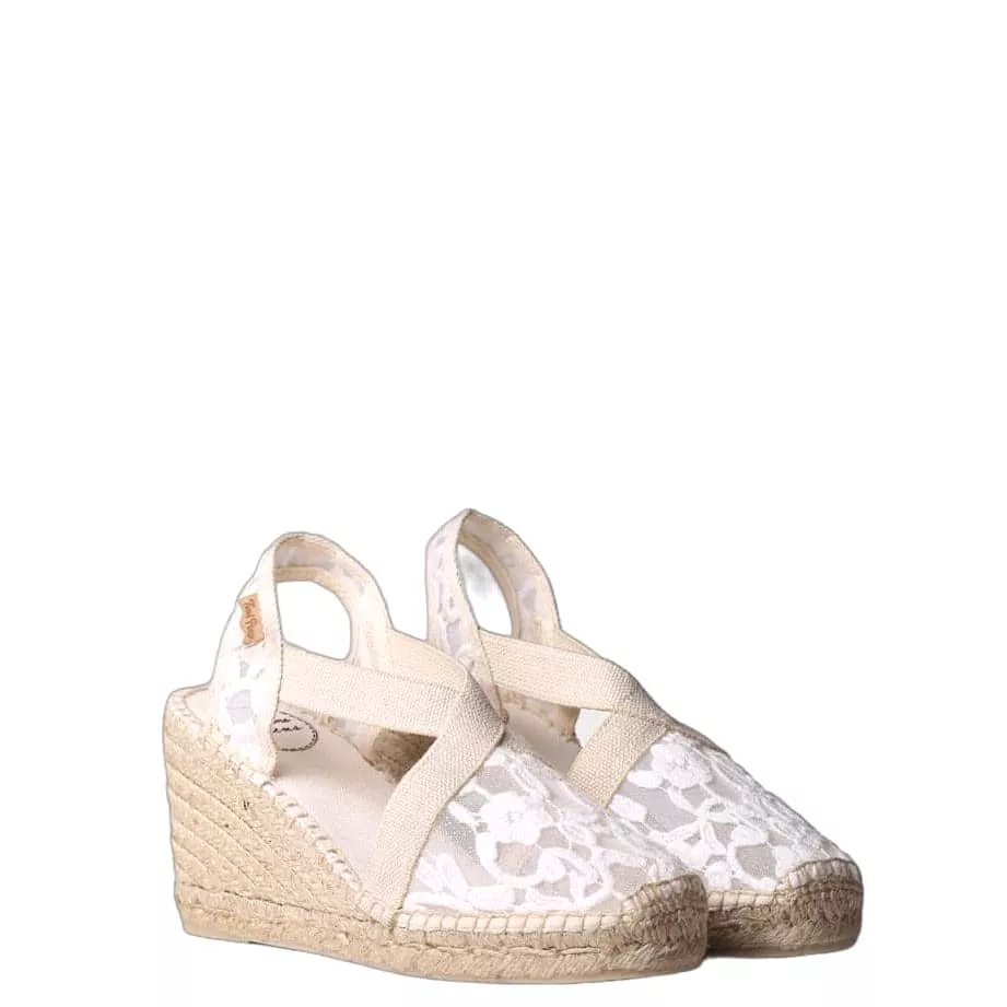 Basic Cotton Blend Wedge Espadrille for Women - Terra-7ZD