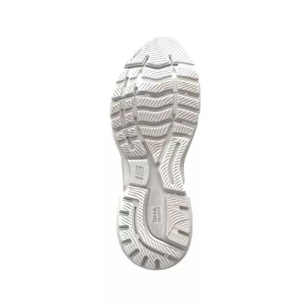 Brooks Women's Ghost 15 White/Crystal Grey/Glass 120380-189