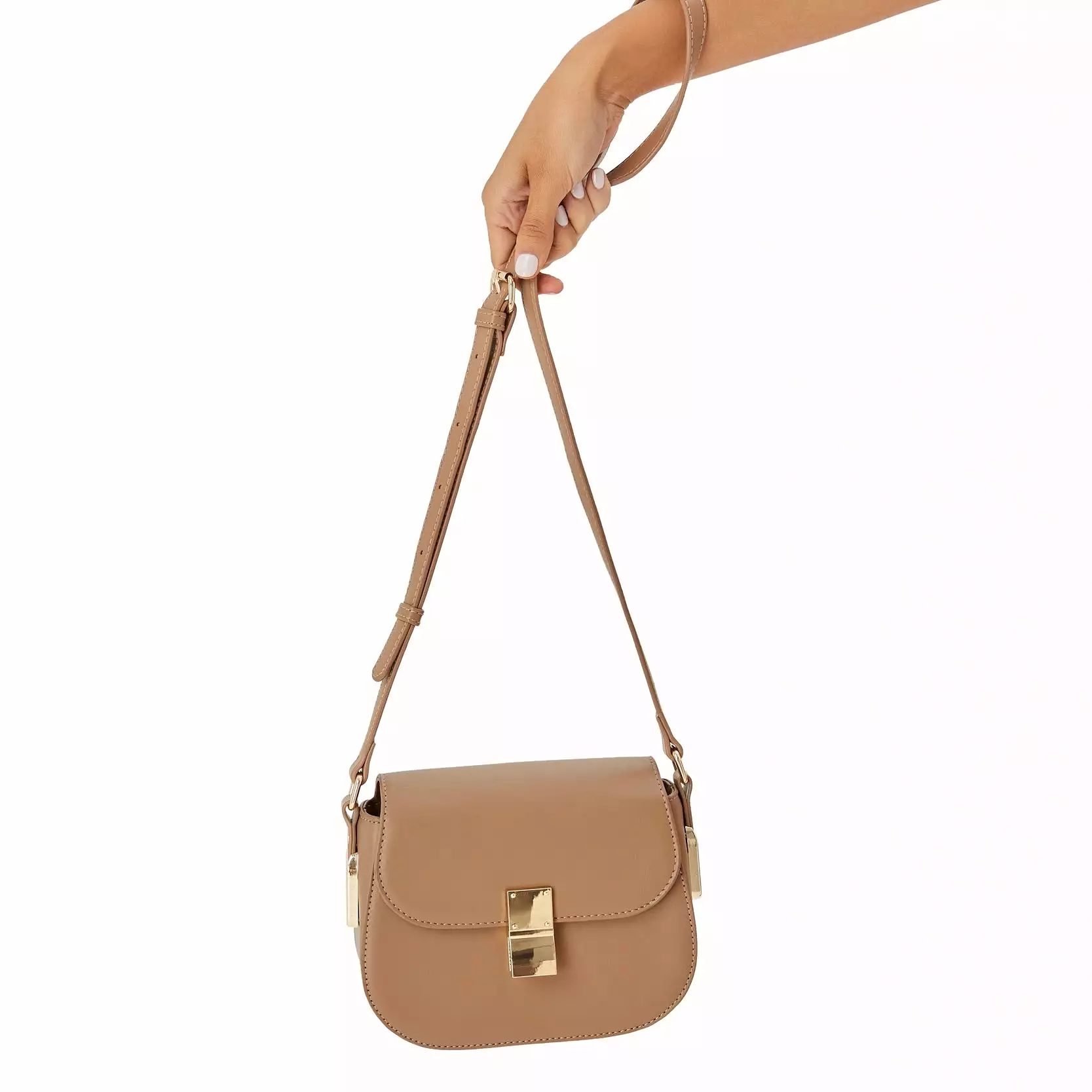 Calida Crossbody Bag in Tan