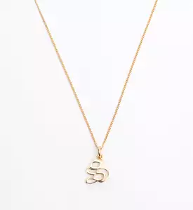 Capital Letter Charm Necklace