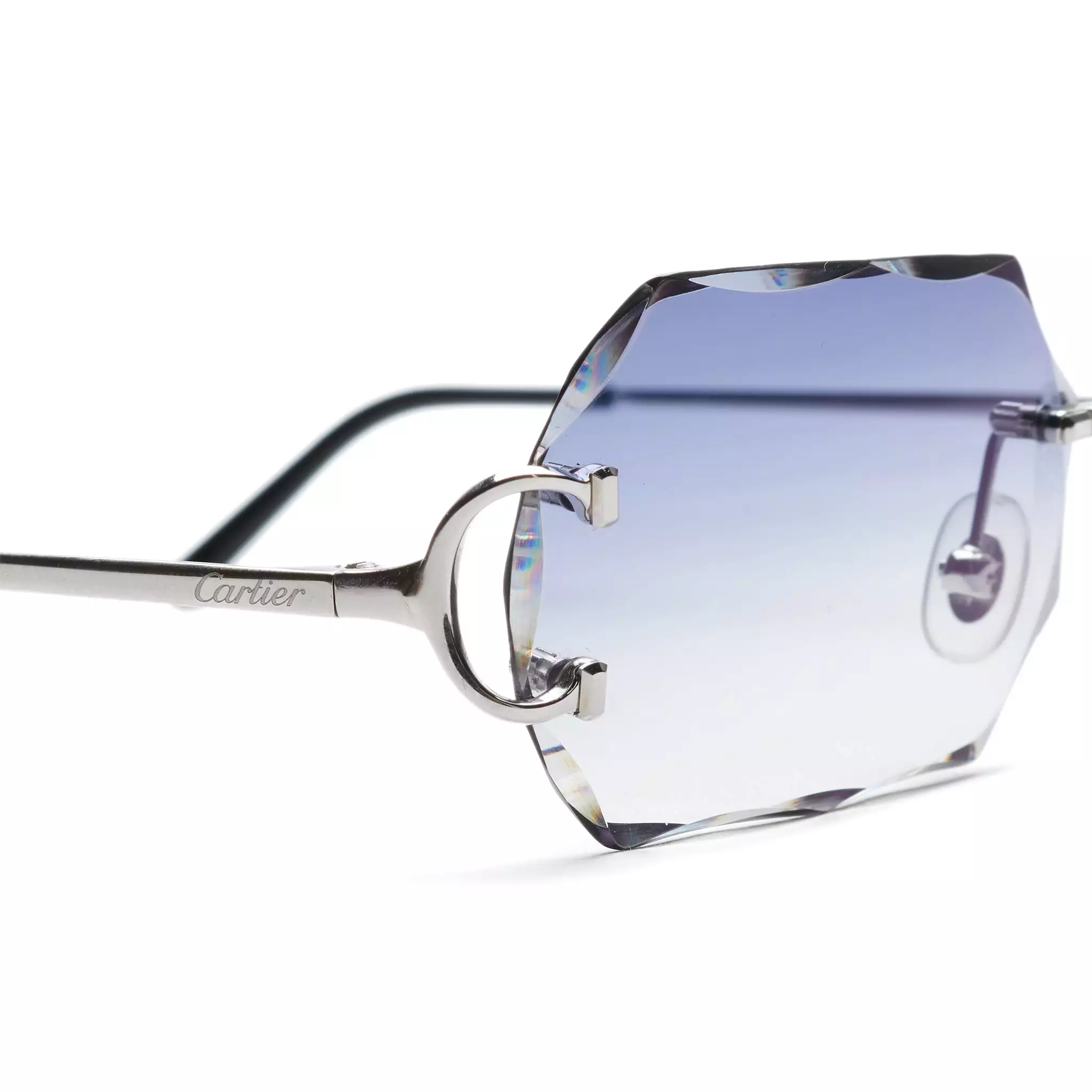 Cartier Eyewear CT00920-002 C Decor Diamond Cut Sunglasses