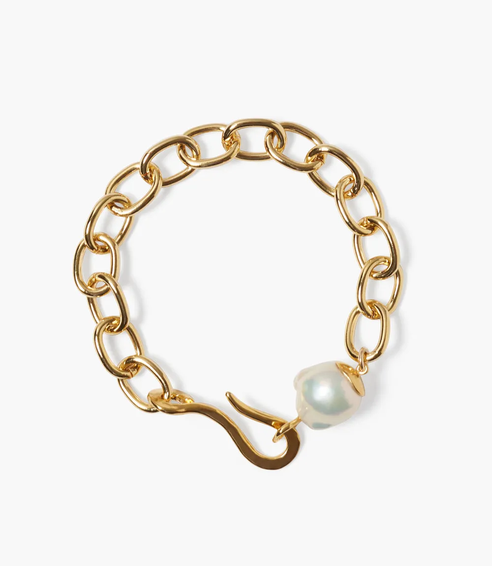 Chan Luu Pearl Chainlink Bracelet