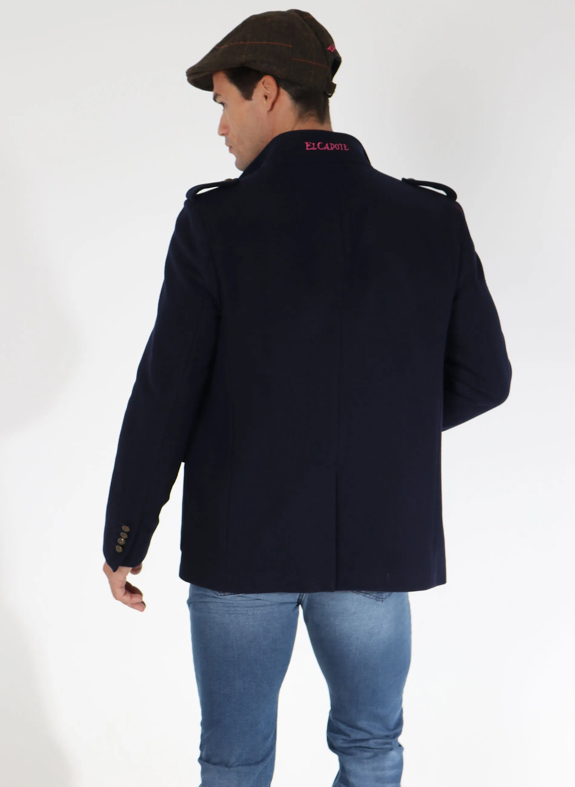 Chaqueta Austriaca Hombre Azul Marino