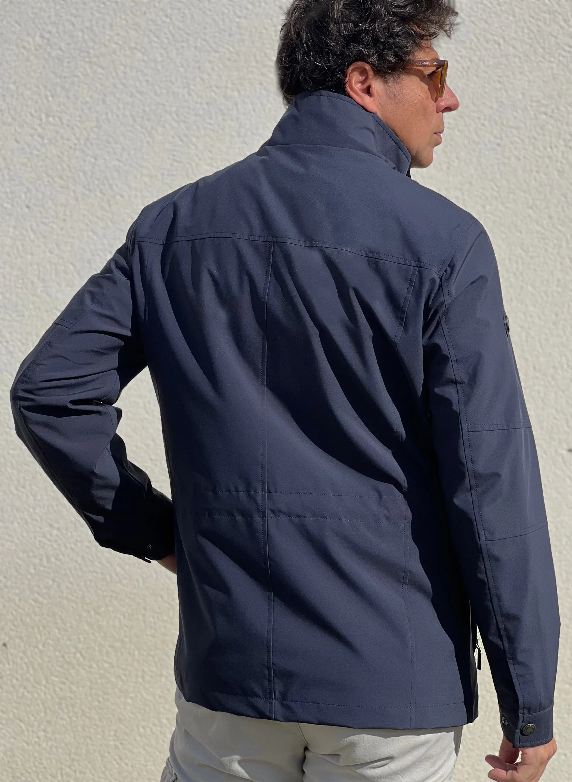 Chaqueta Náutica Azul Marino Hombre