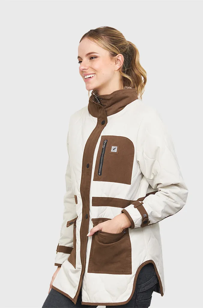 Chaqueta Wooded Beige (Mujer)