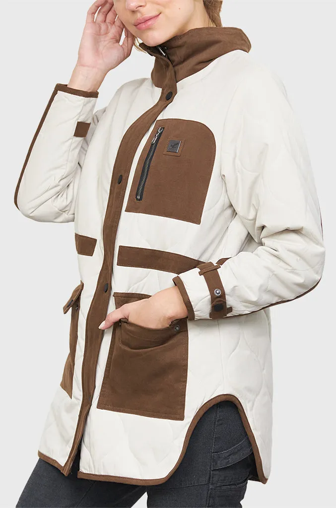 Chaqueta Wooded Beige (Mujer)