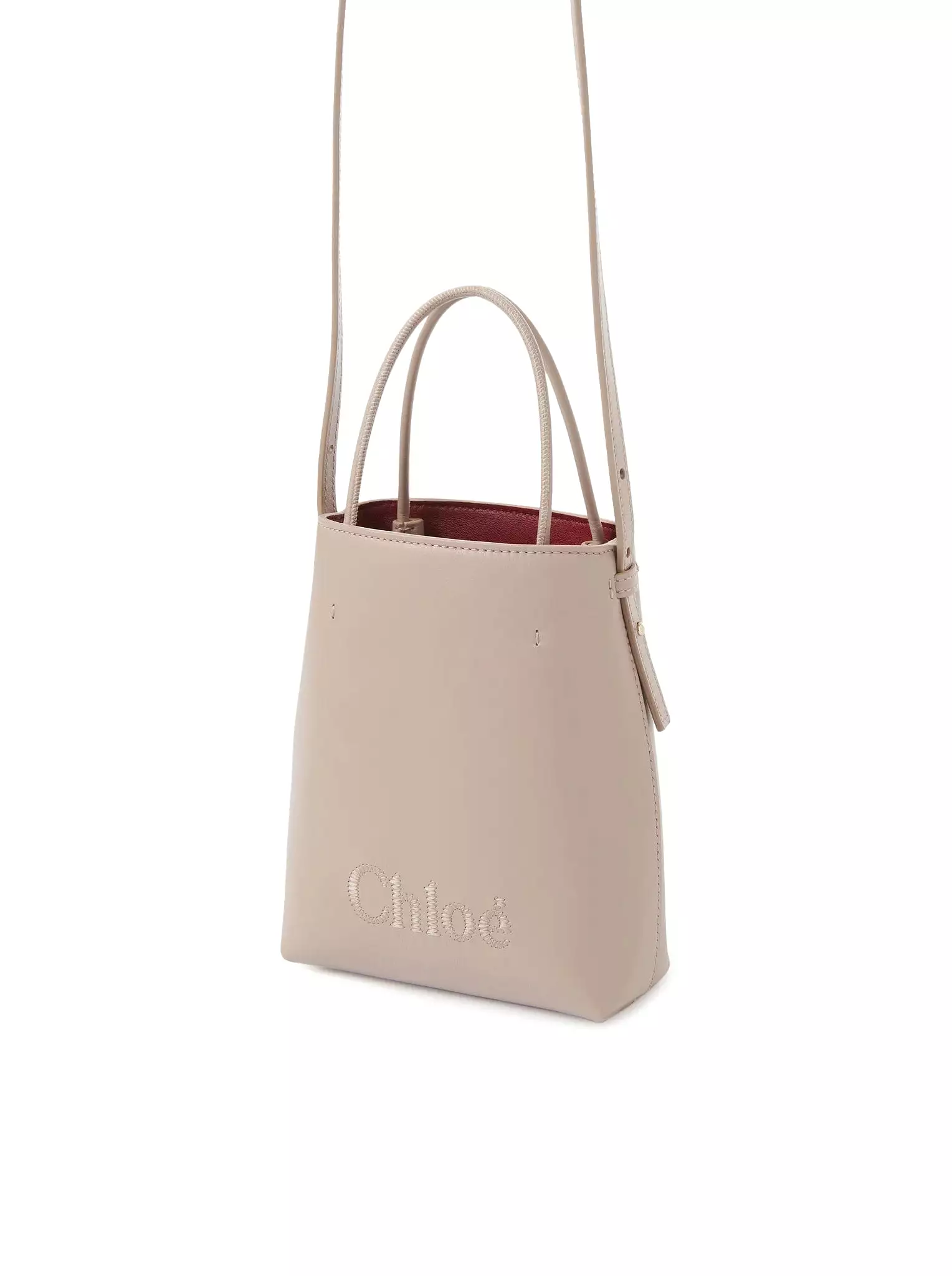 chloé sense micro tote bag