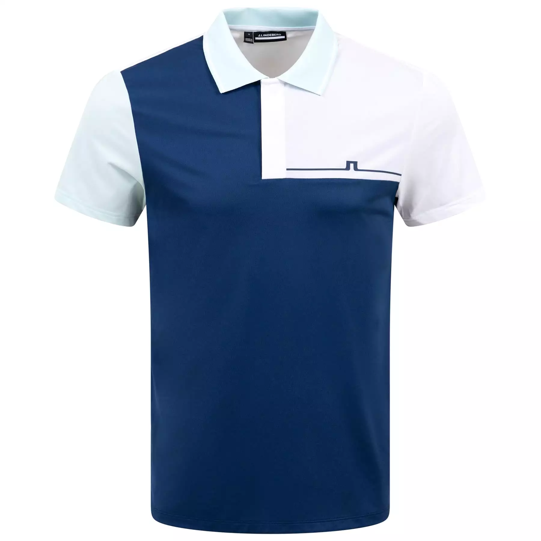 Cliff Regular Fit Soft Pique Polo Estate Blue - SS24