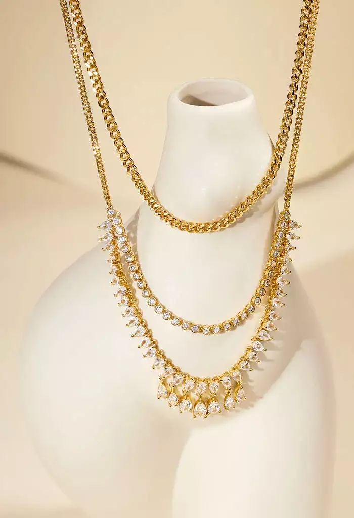 Colette Shaker Statement Necklace-Gold