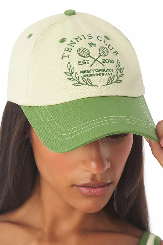 Court Green/Wheat Tennis Club hat