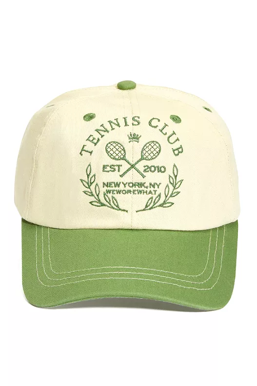 Court Green/Wheat Tennis Club hat