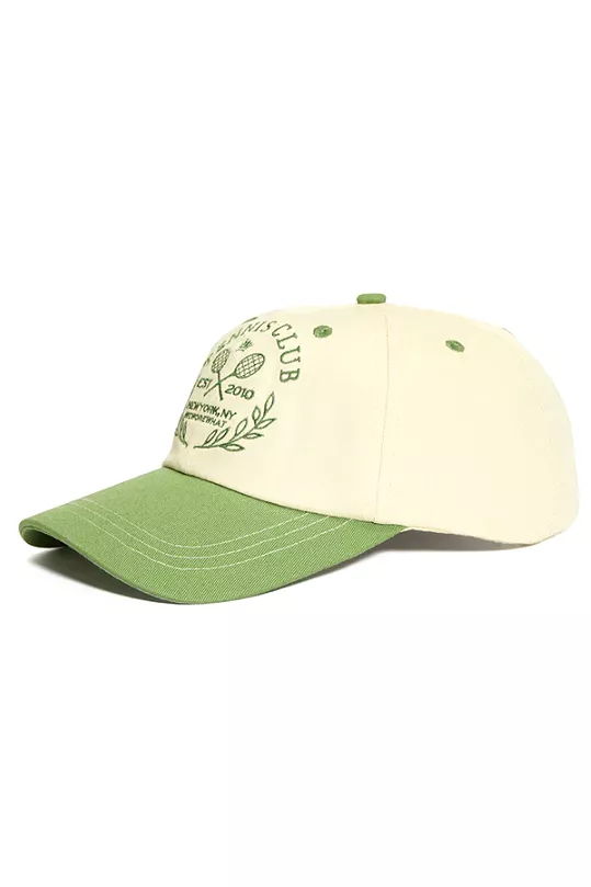 Court Green/Wheat Tennis Club hat