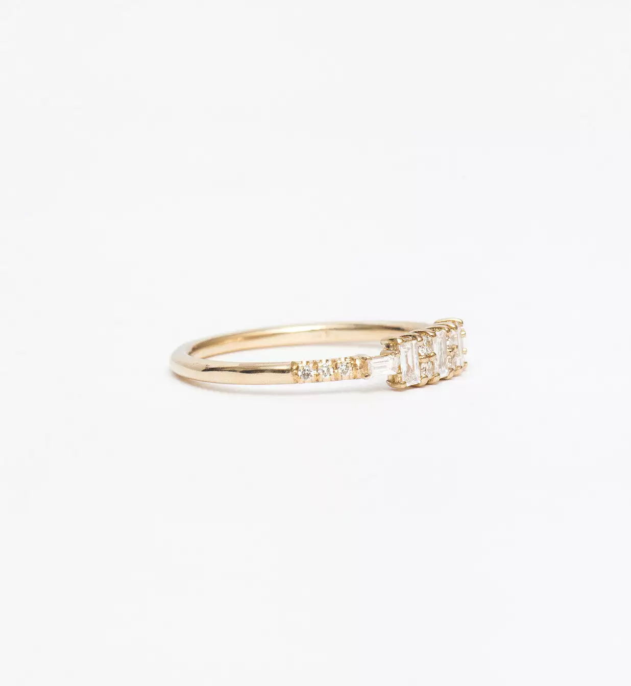 Diamond Baguette Reflection Ring