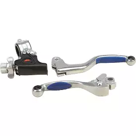 Fly Racing Kawasaki KX250 2000-2005 Grip Set Clutch Lever Accessories (Brand New)