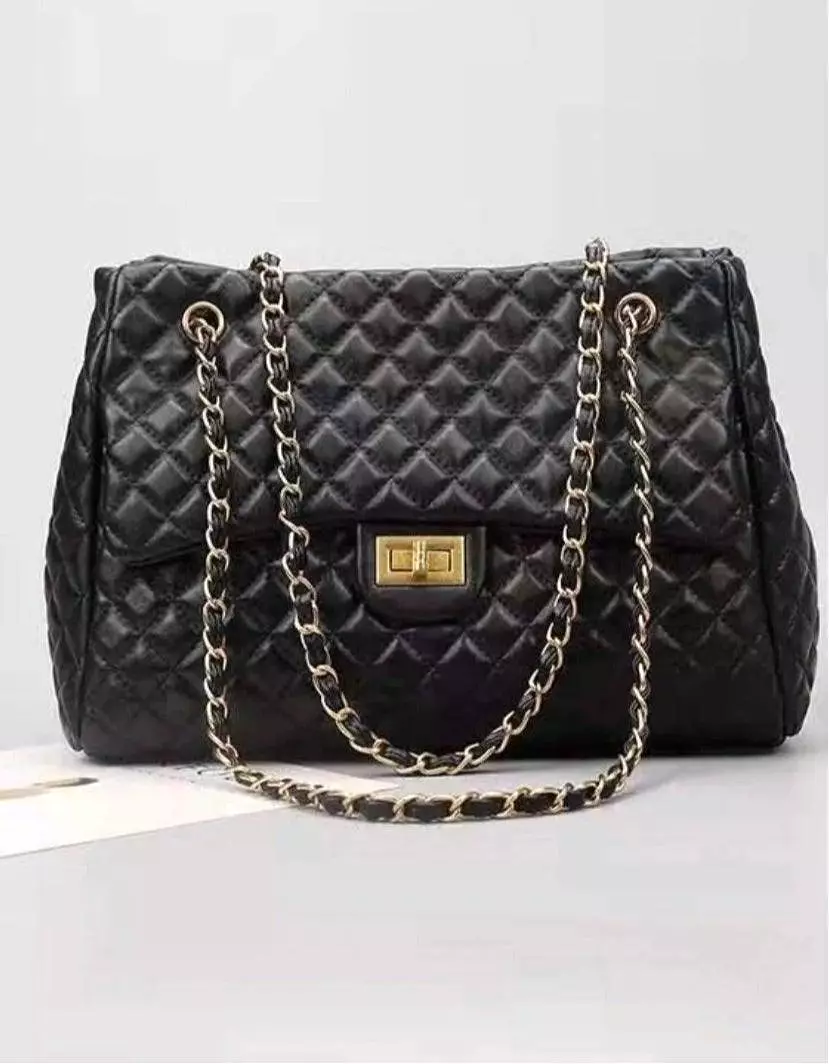 Genuine Lambskin Leather Quilted Bag