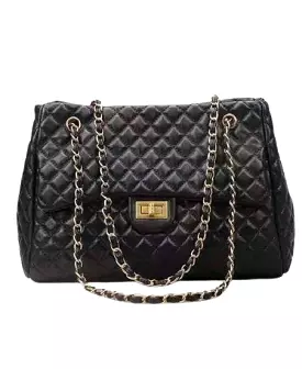 Genuine Lambskin Leather Quilted Bag