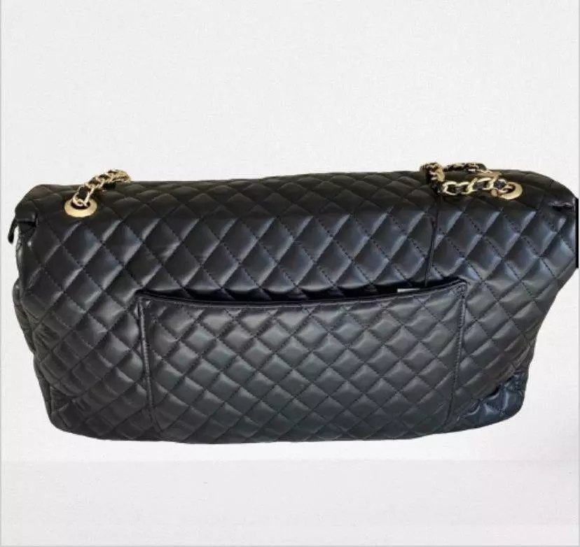 Genuine Lambskin Leather Quilted Bag