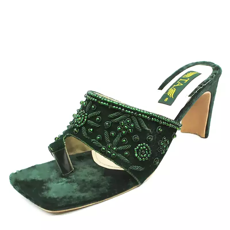 Green Fancy Heel