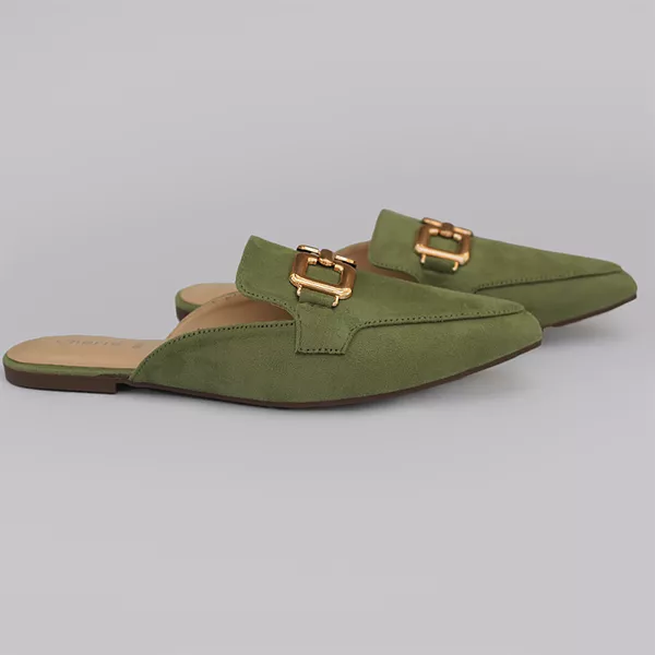 Green Mules for women