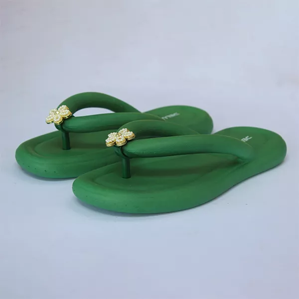 Green Soft & Cozy Slippers for women