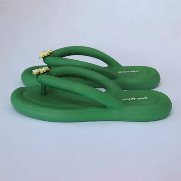 Green Soft & Cozy Slippers for women