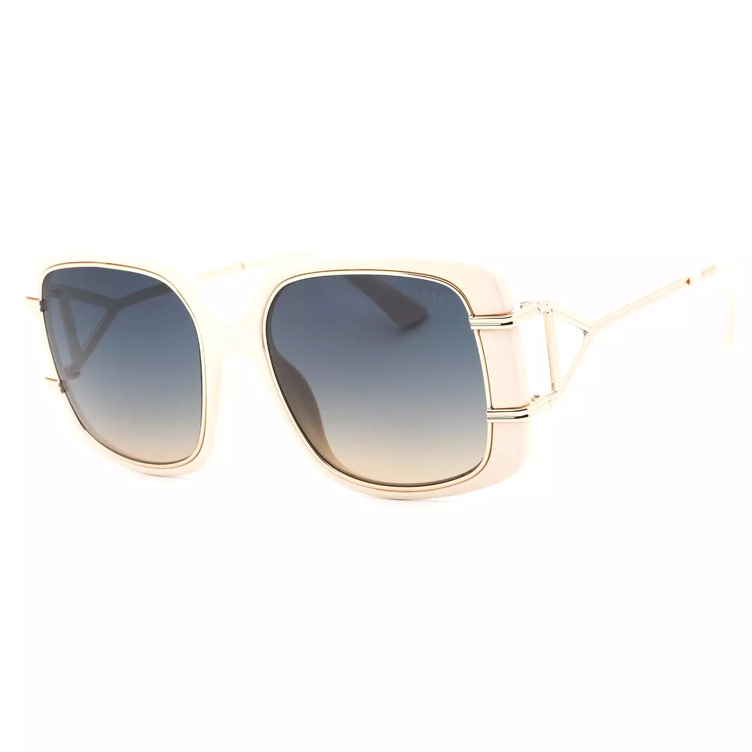 Guess GU7854 Sunglasses ivory / gradient blue Women's