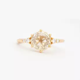 Icy Rose-Cut Diamond Ring