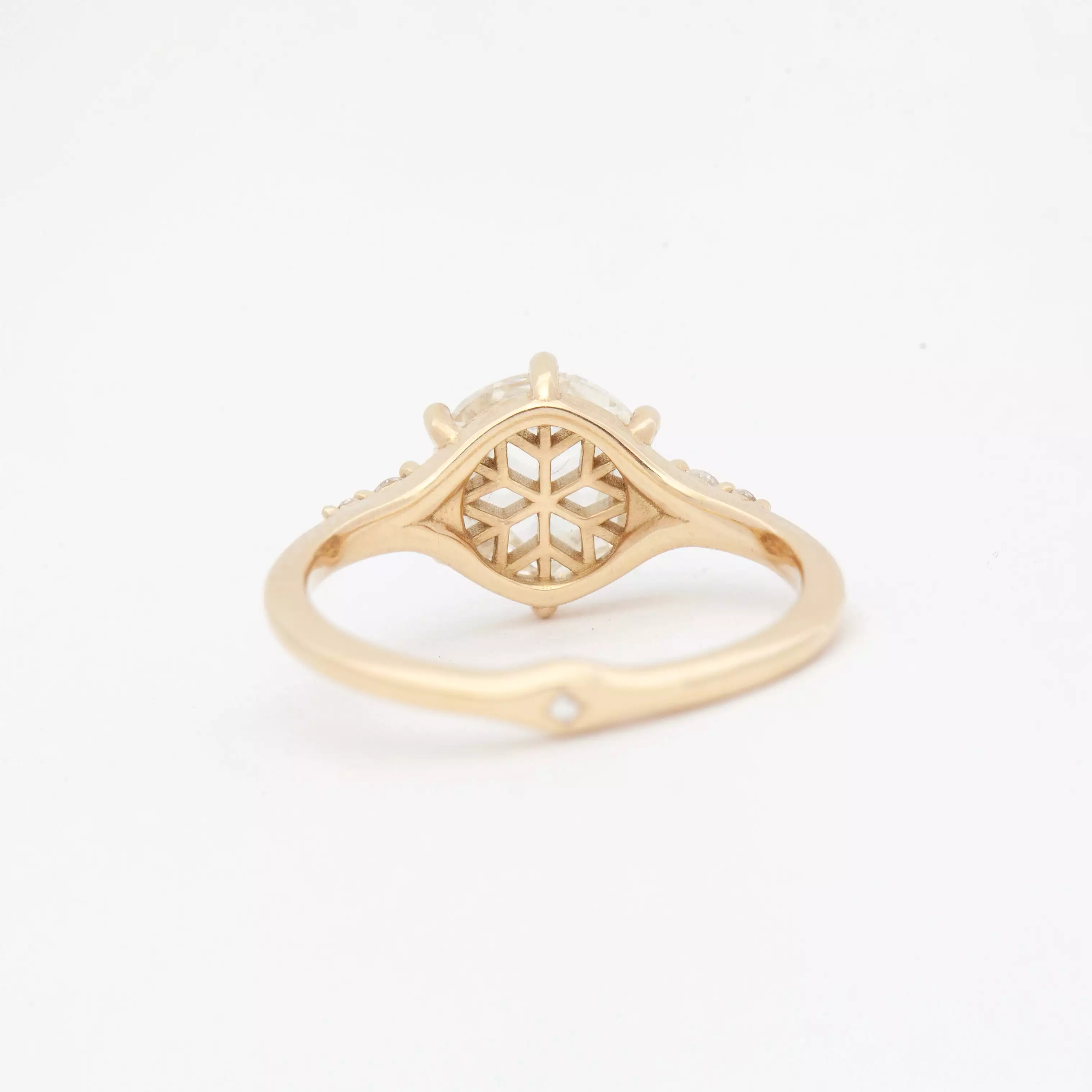 Icy Rose-Cut Diamond Ring