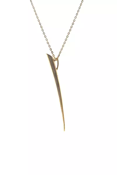 Jett Necklace, Gold