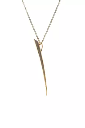 Jett Necklace, Gold