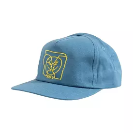 Krooked Moonsmile Snapback Hat Blue