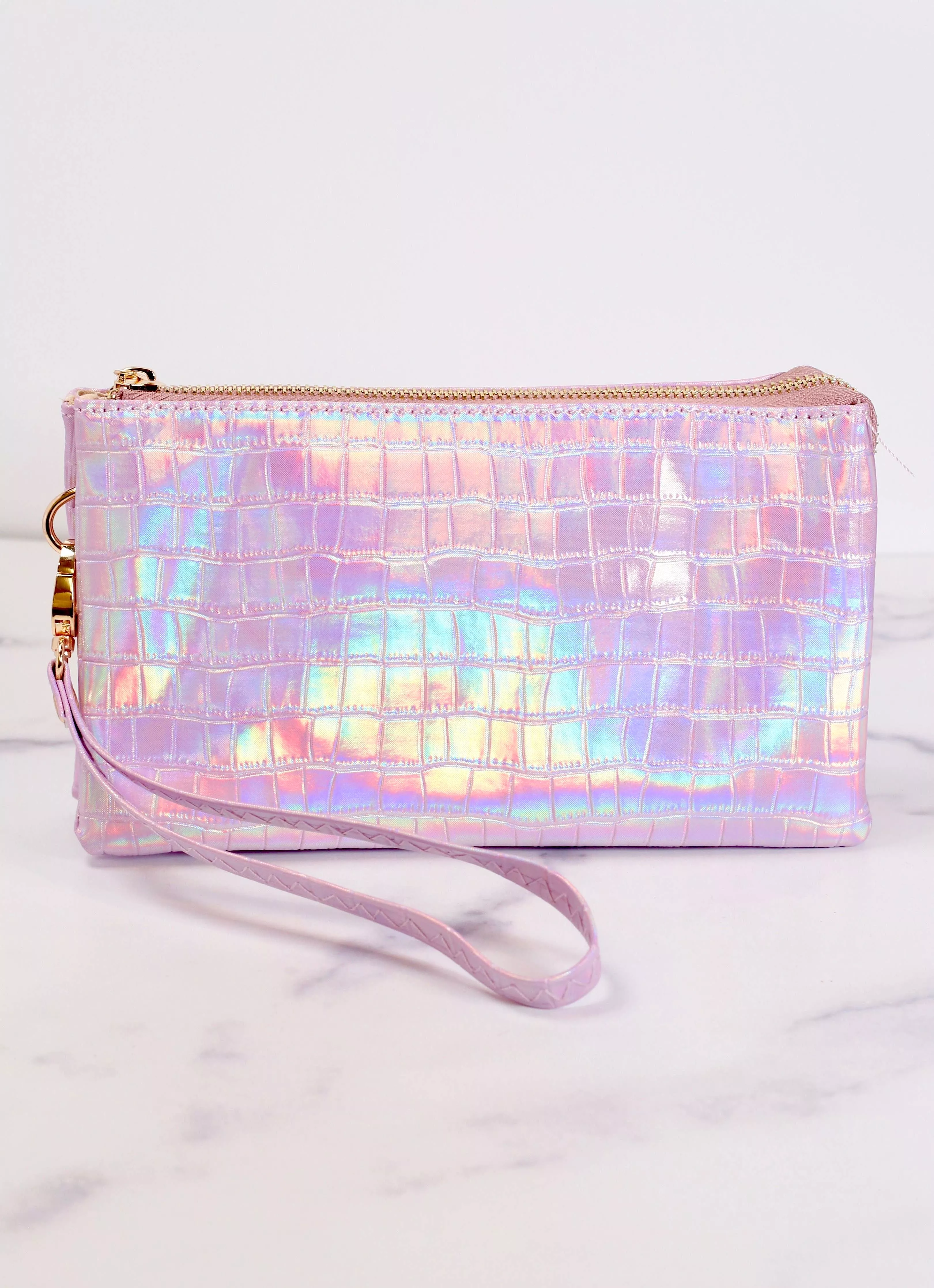 Liz Crossbody Bag in Hologram