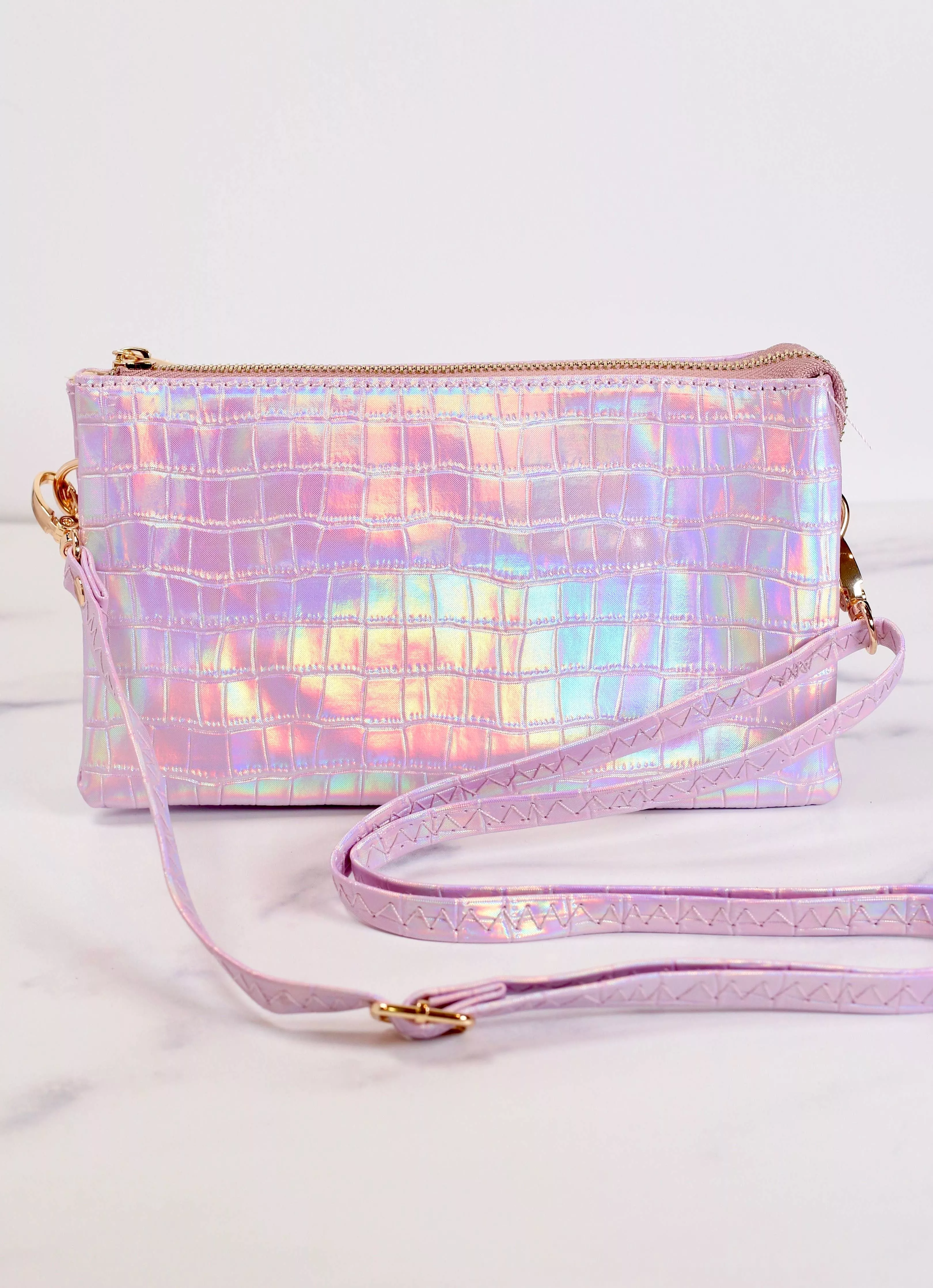 Liz Crossbody Bag in Hologram