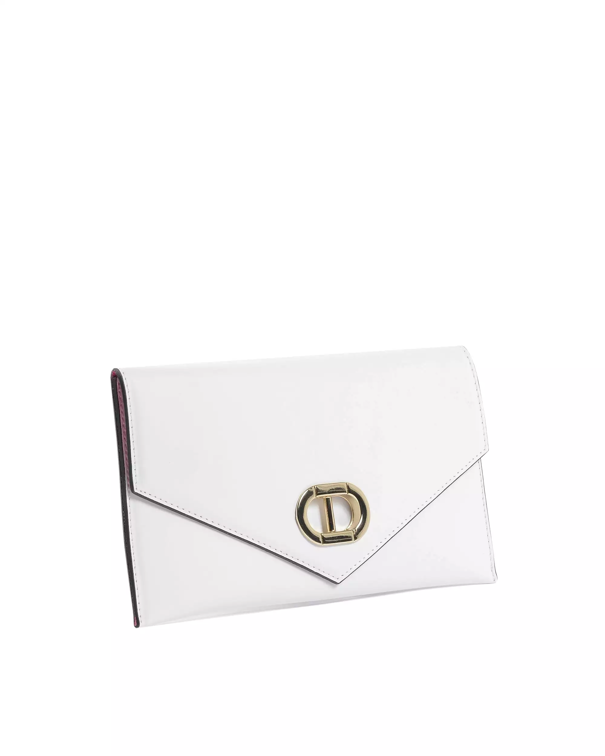 Los Angeles Envelope Clutch - White