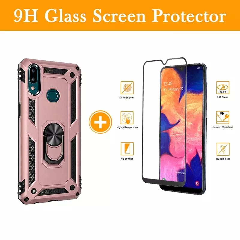 Luxury Armor Ring Bracket Phone Case For Samsung A10S-Fast Delivery