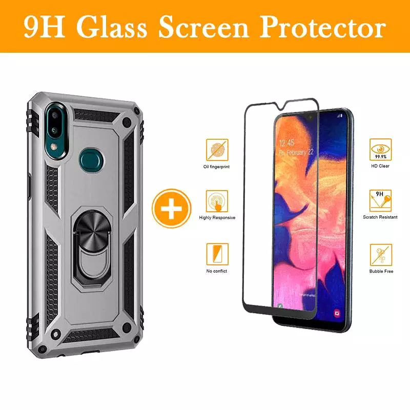 Luxury Armor Ring Bracket Phone Case For Samsung A10S-Fast Delivery