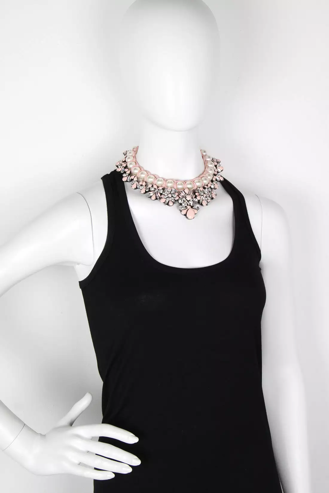 Marisa Necklace, Pale Pink